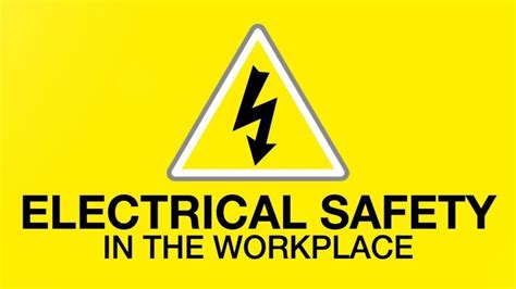 Electrical Safety at Work - Managing Electrical Risks at workplace ...