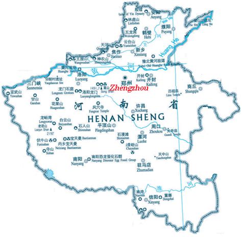 Zhengzhou Map: Zhengzhou China Map, Zhengzhou Henan Map