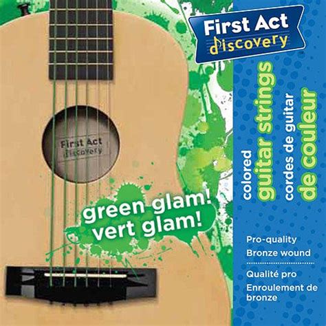 First Act Discovery Guitar Strings - Green Glam - Walmart.com - Walmart.com