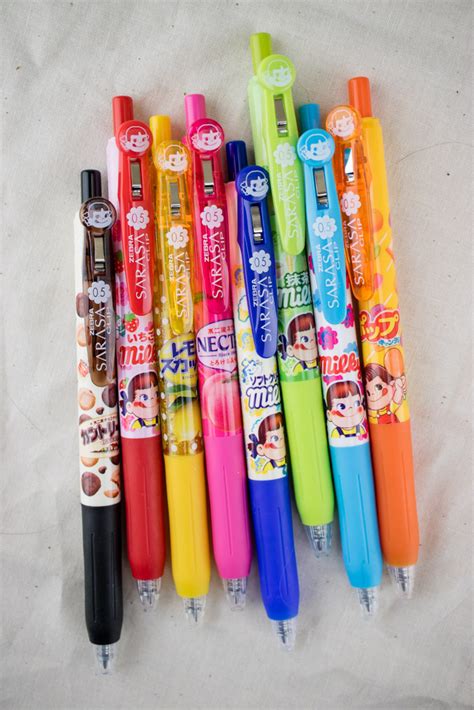 Pen Review: Zebra Sarasa Fujiya Scented Gel Pens - The Well-Appointed Desk