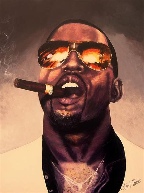 Original painting of Kanye West by Shirl Theis at shirltheisartstudio | West art, Art, Kanye west