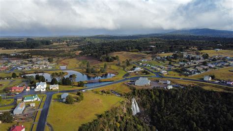 It’s worth a visit to the waterfall town of Waratah in Tasmania, Australia