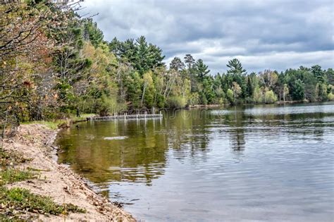 Trout Lake, Villas County, Wisconsin Stock Photo - Image of fishing ...