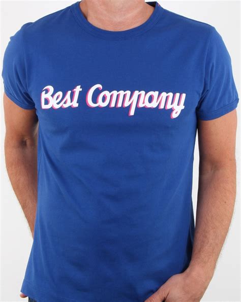 Best Company T-shirt Ink Blue, Mans, Tee, Cotton, Crew Neck, The Firm