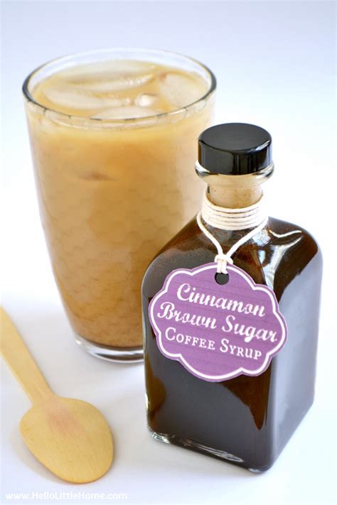 Cinnamon Brown Sugar Coffee Syrup