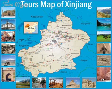 Xinjiang Map - ToursMaps.com