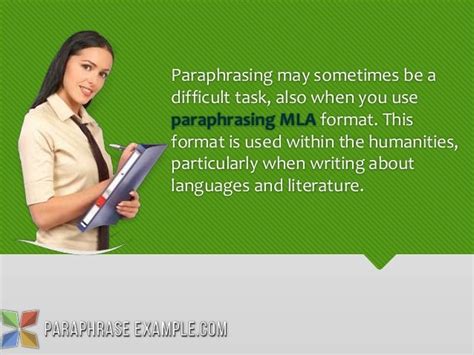 How to Paraphrase MLA Style