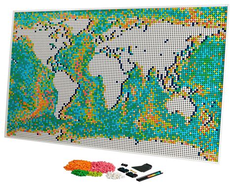 New Lego World Map officially released; 11695 pieces making it the ...