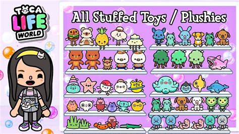 ALL PLUSHIES / STUFFED TOYS IN TOCA LIFE WORLD | Toca Boca | NecoLawPie ...