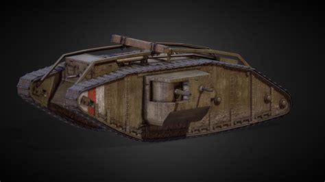 WW1 British Mk IV Landship / Tank - 3D model by Connor.Evans [8709625 ...