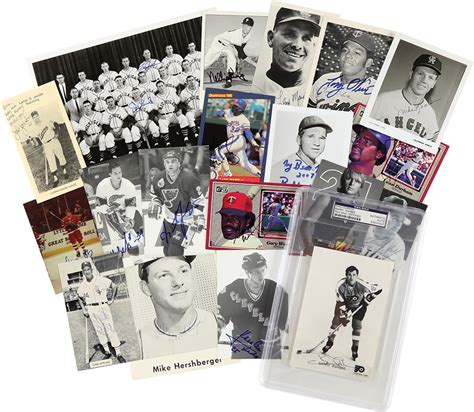 Autograph and Memorabilia Collection (100+)