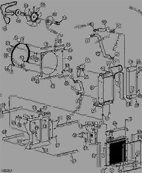 RADIATOR HOSES AND SUPPORTS - LOADER, SKID-STEER John Deere 332 ...