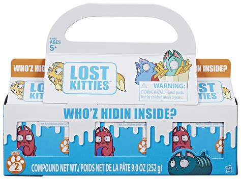 Lost Kitties Series 2 Mystery 3-Pack Wave 2, Damaged Package Hasbro - ToyWiz