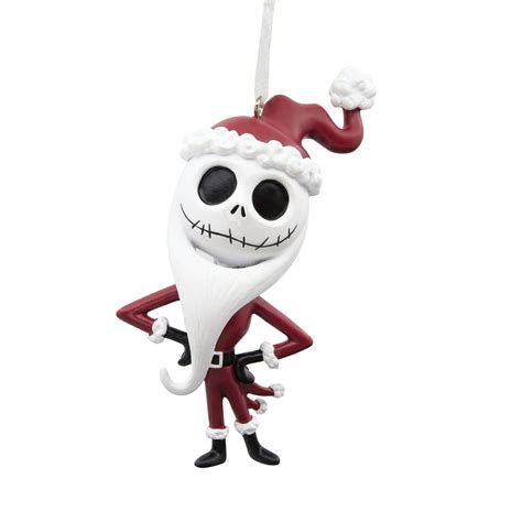 Hallmark Disney Nightmare Before Christmas Jack Skellington in Santa Outfit Christmas Ornament ...