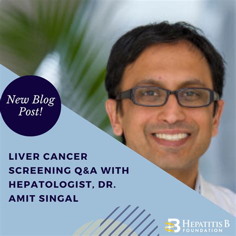 Liver Cancer Screening Q&A with Dr. Amit Singal - Hepatitis B Foundation