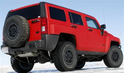 Hummers Online: Red 2007 Hummer H3