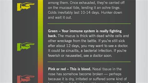 snot colors and what they mean childrens national snot colors and ...