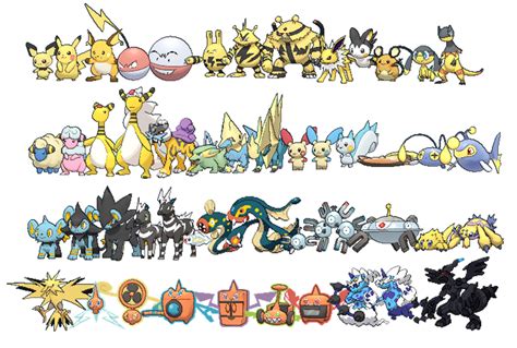 All Electric Pokemon Names