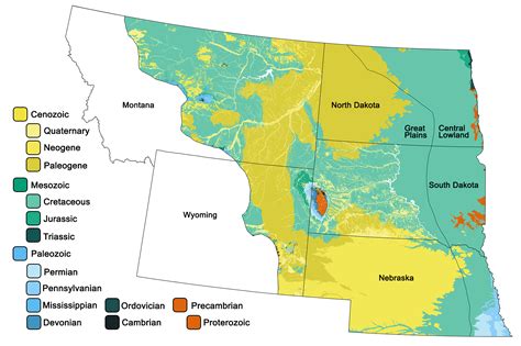 North American Great Plains Map