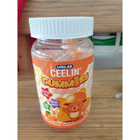 Ceelin Gummies ascorbic acid food supplement bottle of 30's | Shopee Philippines