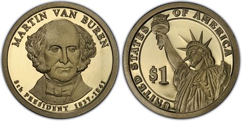 2008-S $1 Martin Van Buren First Strike, DCAM (Proof) Presidential Dollars - PCGS CoinFacts