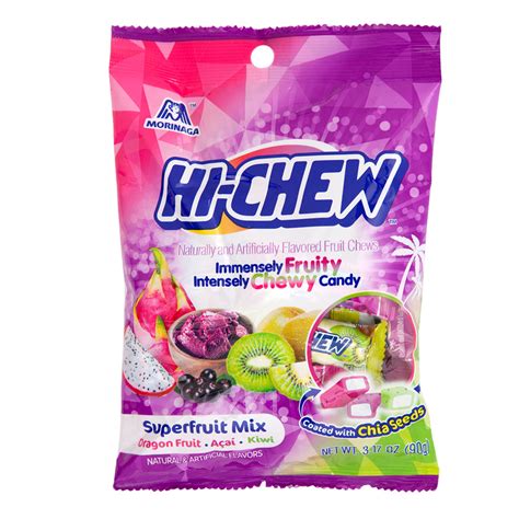 Hi Chew Superfruit 3.17 Oz Peg Bag | Nassau Candy