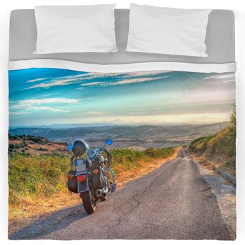 Motorcycle Comforters, Duvets, Sheets & Sets | Custom