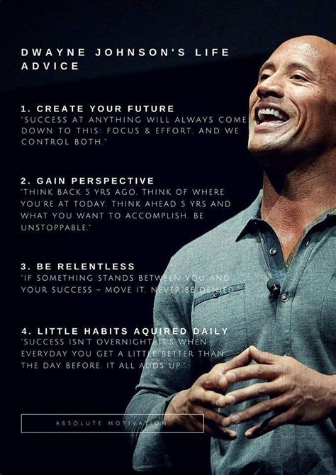 Life motivation from the one and only Dwayne The Rock Johnson! www.mountainsidef... | Dwayne ...