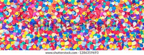 Colorful Round Confetti Background Carnival New Foto stock 1286359693 | Shutterstock