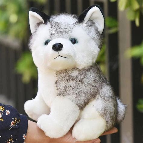 Realistic Simulation Husky Stuffed Animal Super High | Etsy