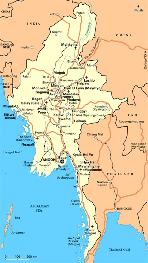 Myanmar Map