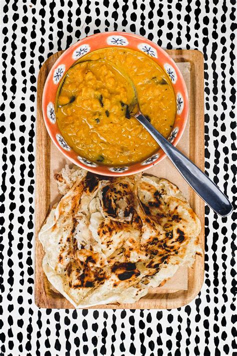 Roti Canai with Dhal | A perfect combination at cookeatworld.com