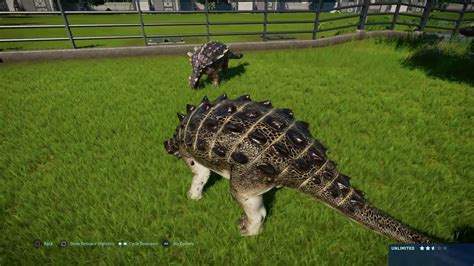 Jurassic World Evolution: Euoplocephalus size comparison - YouTube