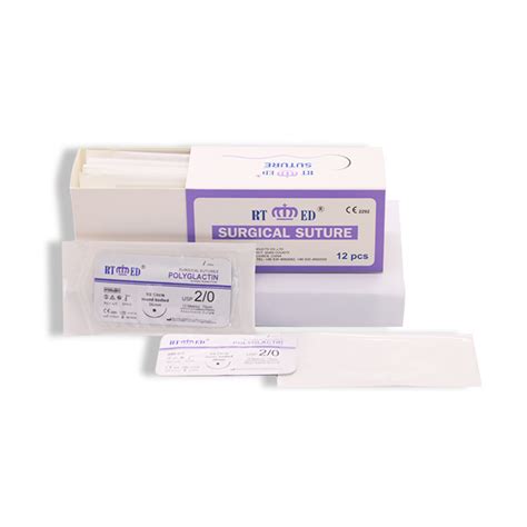 Disposable Surgical Absorbable Sutures Polyglactin Suture Pgla Suturas ...