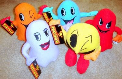 Pac-man Plush Lot Pinky Blinky Namco NWT 5 pc LAST ONE! | #136644875