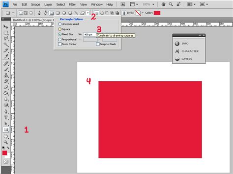 How To Draw Rectangle Photoshop - Visitfishing28