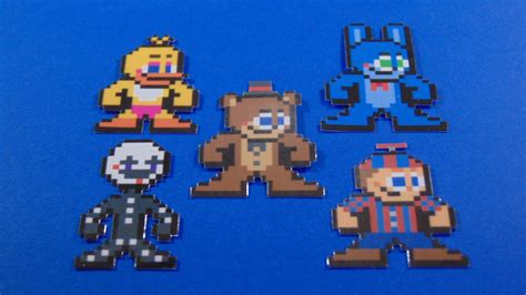 8-bit FNAF Vinyl Decal Sticker Sets Five Nights at | Etsy