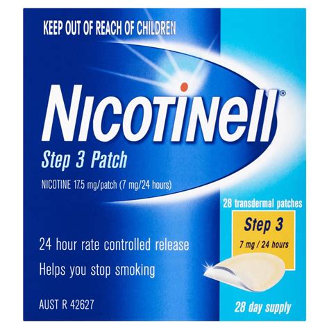 Buy Nicotinell Patch 7mg 28 Day Online at Chemist Warehouse®