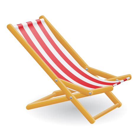 beach chair vector illustration 490683 Vector Art at Vecteezy