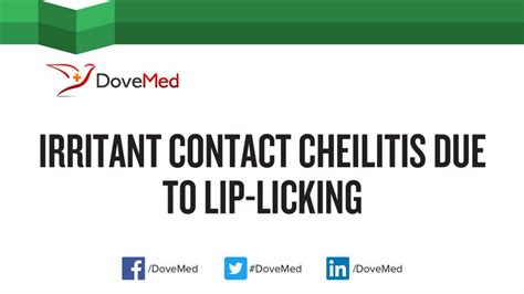 Irritant Contact Cheilitis due to Lip-Licking