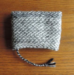 Knitting Now and Then: A Twined Knitting Cuff