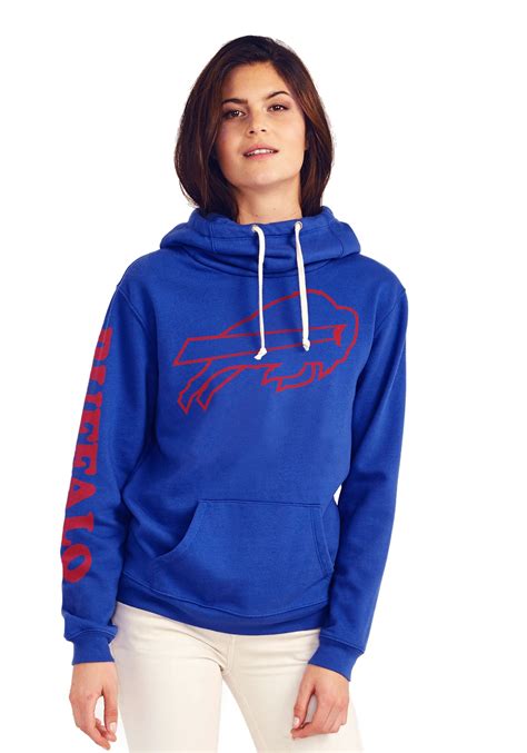 Buffalo Bills Women's Cowl Neck Hooded Sweatshirt