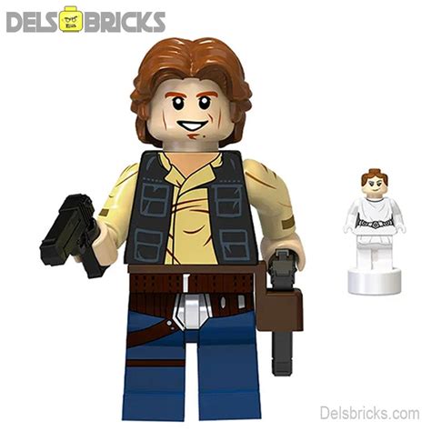 Han Solo with Blaster | Lego Star wars Minifigures – DelsBricks Minifigures