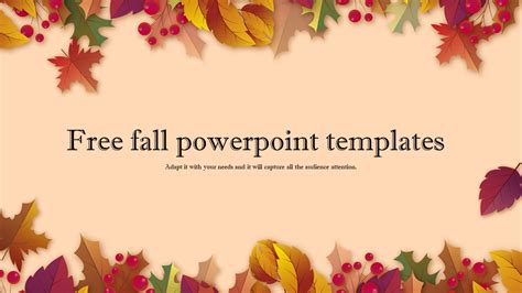 Free Fall Powerpoint Templates - Toptemplate.my.id