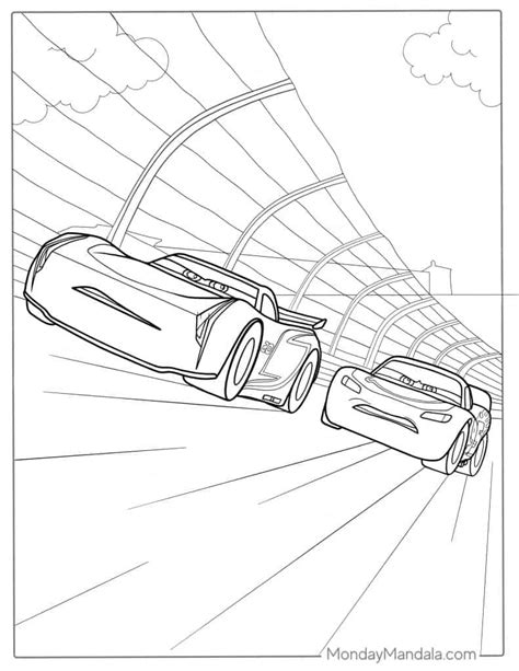 Lightning McQueen Coloring Pages (100% Free Printables)