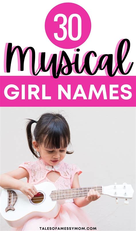 30 Creative Music Names for Girls - Tales of a Messy Mom