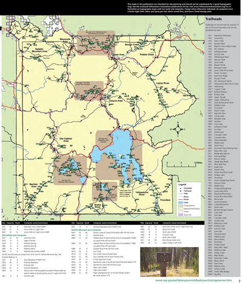 Yellowstone National Park Backcountry Information