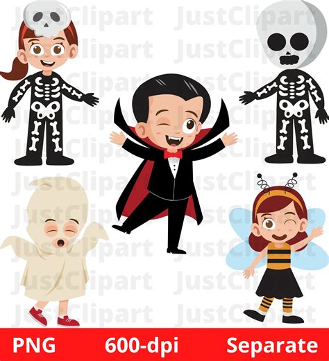 Halloween Kids Costume Clipart, Costume Clipart, Halloween Clipart ...