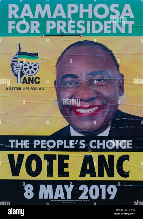 This 2019 ANC general election poster in Durban had passers by ...