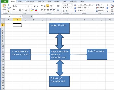 How do I create block diagrams in Microsoft Office without using Visio?